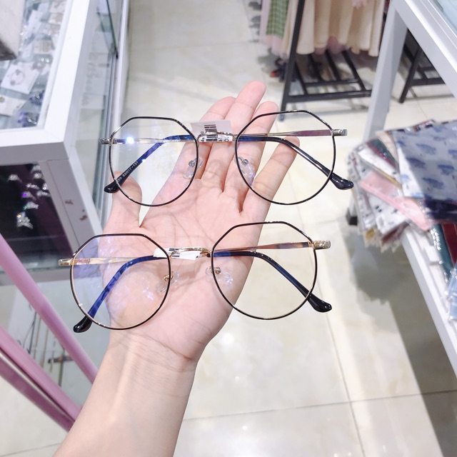 [ Ảnh thật ] Gọng kính Vintage Hàn Quốc kim loại mẫu vát đầu 2019 | BigBuy360 - bigbuy360.vn