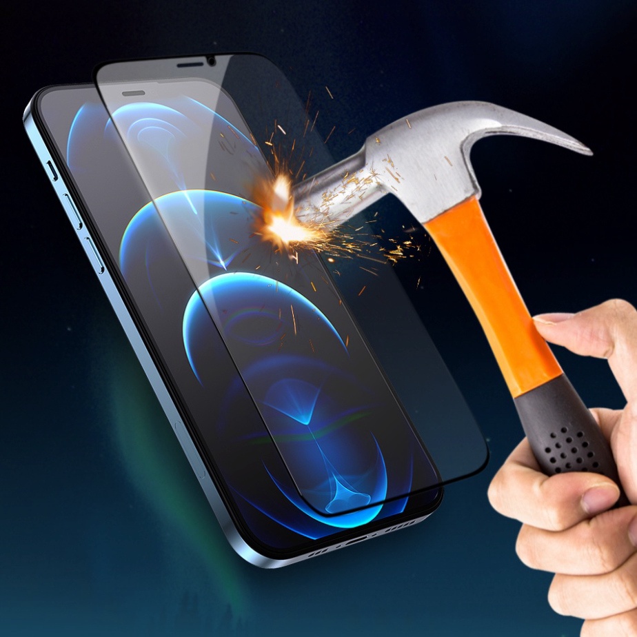 Wiwu iVista Glass - Kính cường lực full viền bảo vệ màn hình cho Ap-pleIP 13 Pro Max,  12 Pro Max,  11 Chống mẻ cạnh