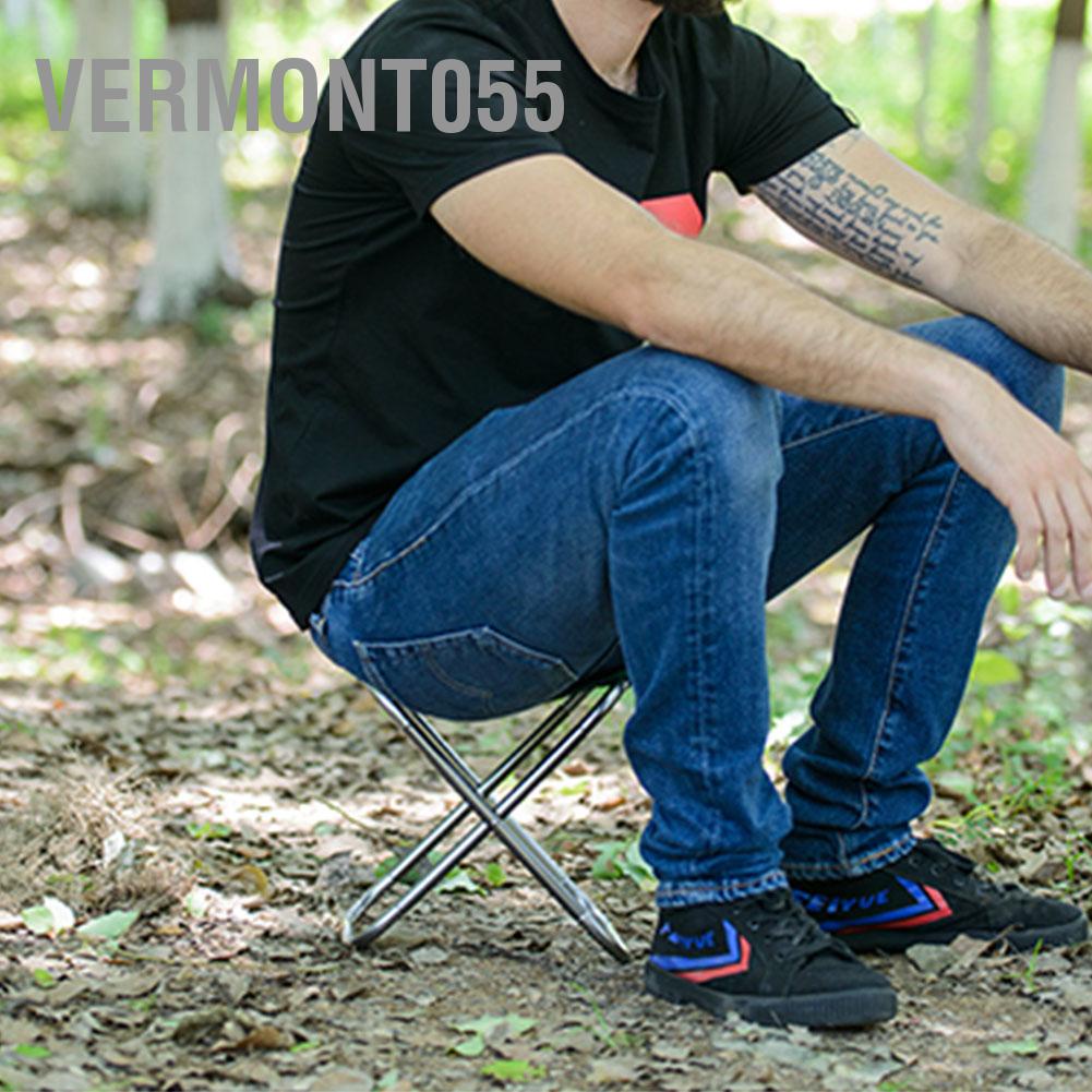 Có thể bán buôn Ghế xếp vải Oxford di động để cắm trại ngoài trời Câu cá dã ngoại BBQ Vermont055 Hàng giao ngay