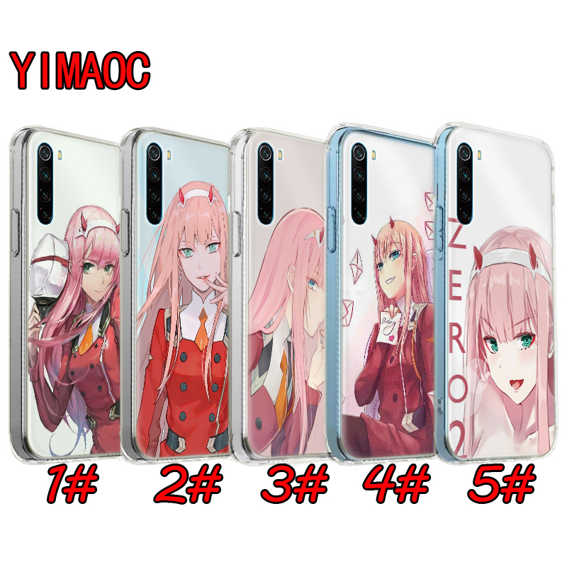 Huawei Y6 2018 Y6P Y7 2019 Y7A Y9 Prime 2019 Nova 2i 3i 5t TPU transparent Soft Case 20GBY franxx wiki zero two anime