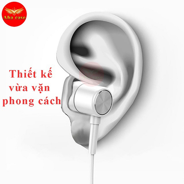 Tai nghe nhét tai Sendem V5 - Âm thanh Siêu ấm, mút tai êm ái có mic và nút tạm dừng nhạc, tai nghe dây, Aha Case | BigBuy360 - bigbuy360.vn