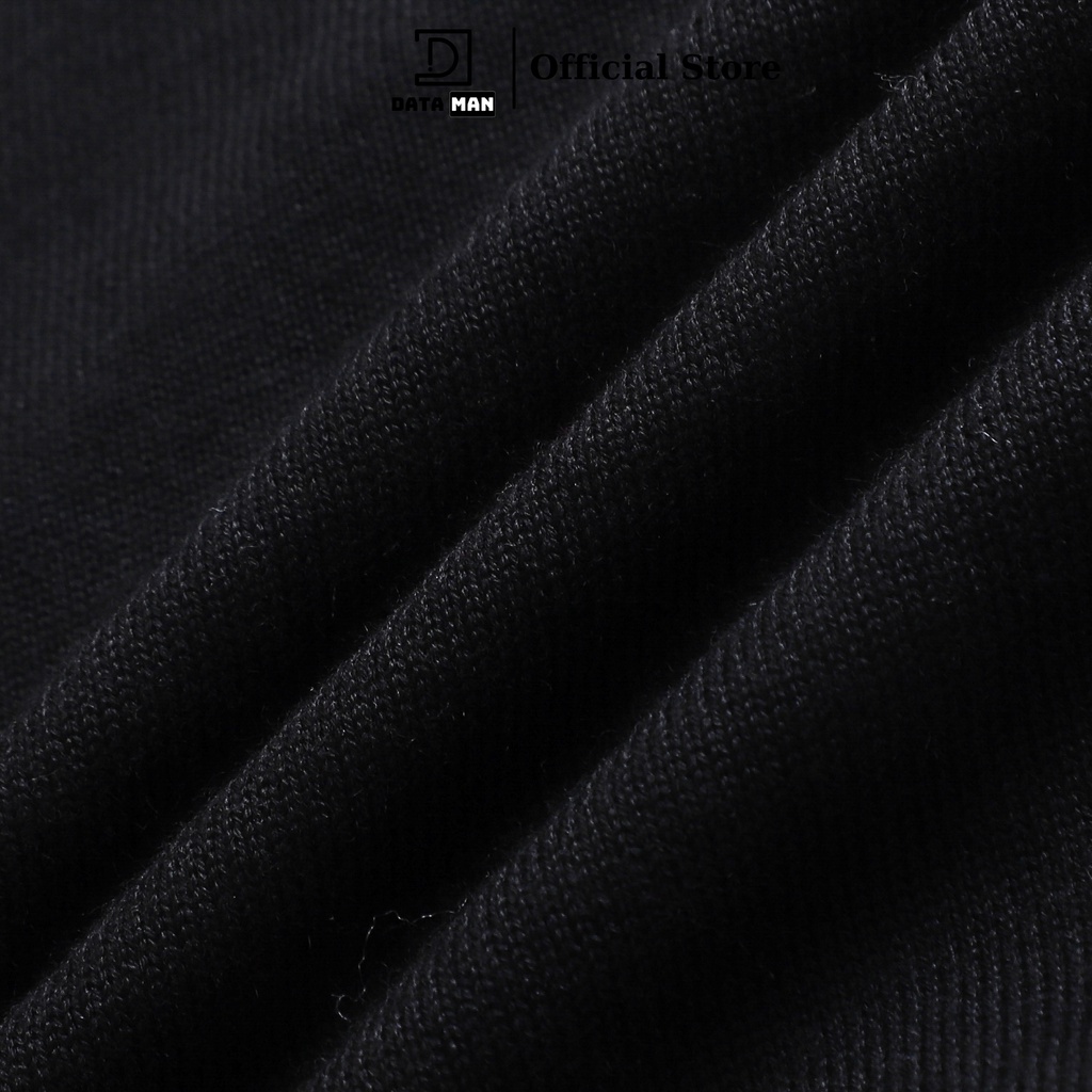 Áo len CARDIGAN nam mỏng DATAMAN, mở khuy, cổ chữ V, đáp da lộn khuỷu tay, chất cotton mềm mịn - DT22-03