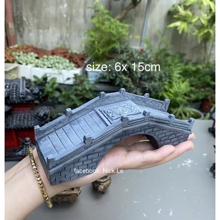 Cầu đá size to trang trí tiểu cảnh, hòn non bộ