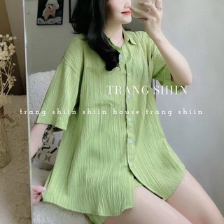 set sơ mi quần siêu hot