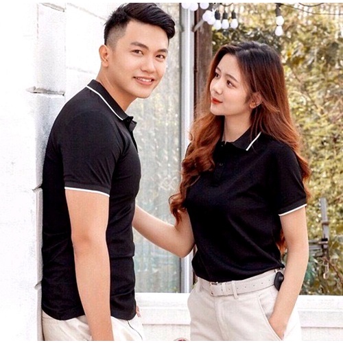 Áo thun trơn nam nữ Polo viền có cổ đẹp Chất Cá Sấu cotton mè 4 chiều mịn mát nhiều màu sang trọng (MS04)