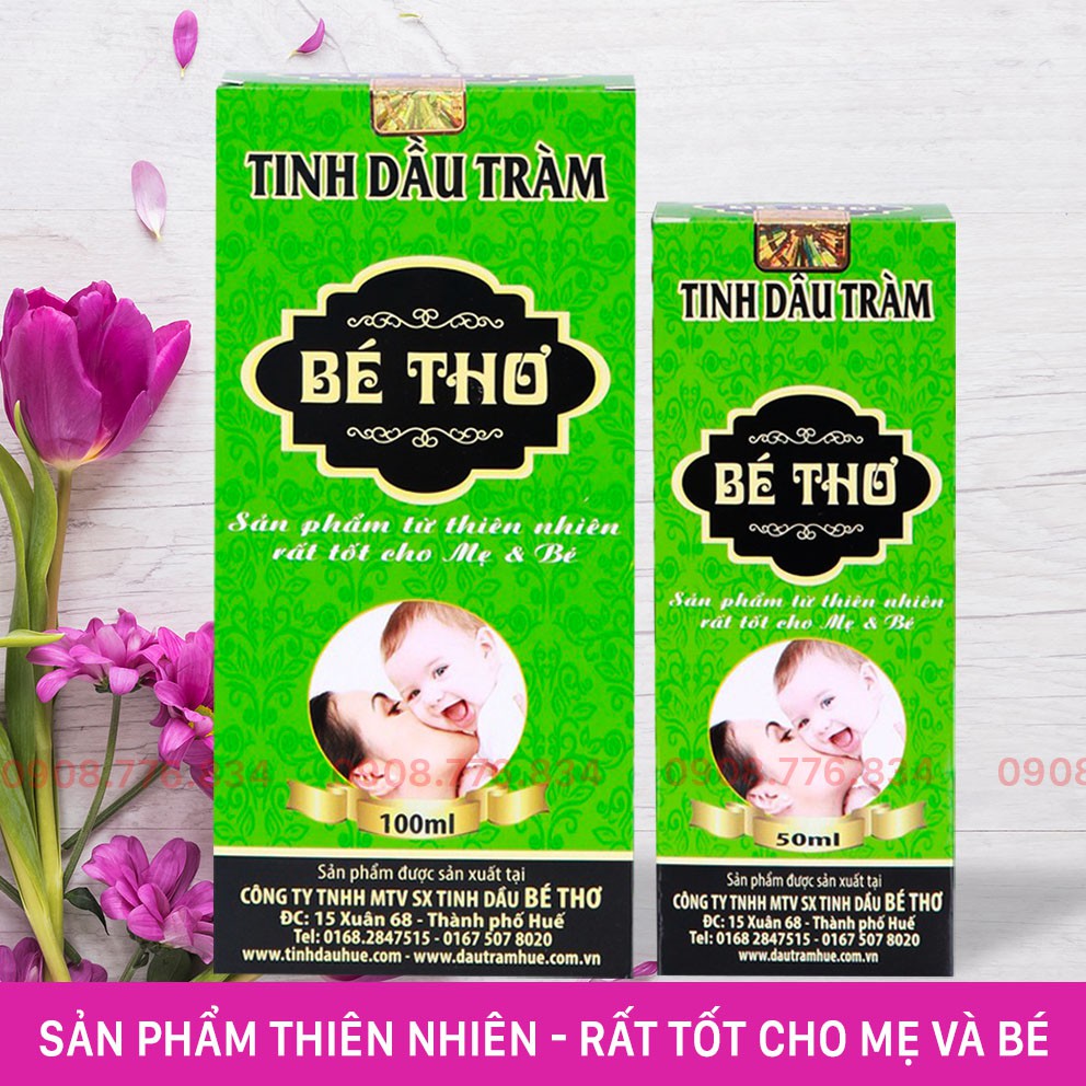 DẦU TRÀM BÉ THƠ HUẾ 50ML & 100ML - NGUYÊN CHẤT