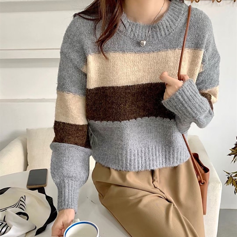 Áo Len Nữ Sọc Lửng 780 | BigBuy360 - bigbuy360.vn