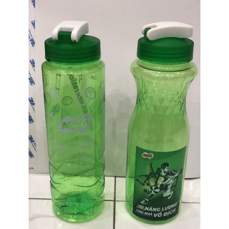 BÌNH NƯỚC NHỰA 1 LÍT HKM MILO