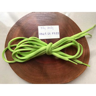 Dây giày màu xanh chuối oval 1.2m