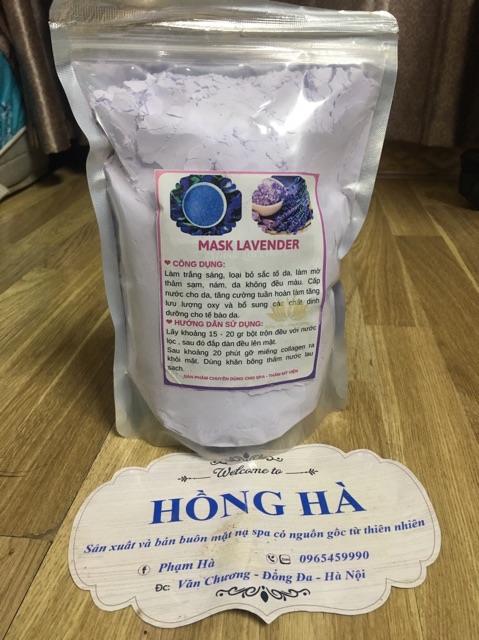 100gr Mặt nạ hoa oải hương Lavender (mask dẻo) hàng HandMade