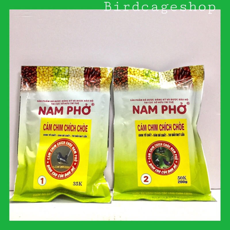 CÁM CHÍCH CHOÈ NAM PHỞ SỐ 1,2 200g - Thức Ăn Chim Cảnh Nam Phở Choè