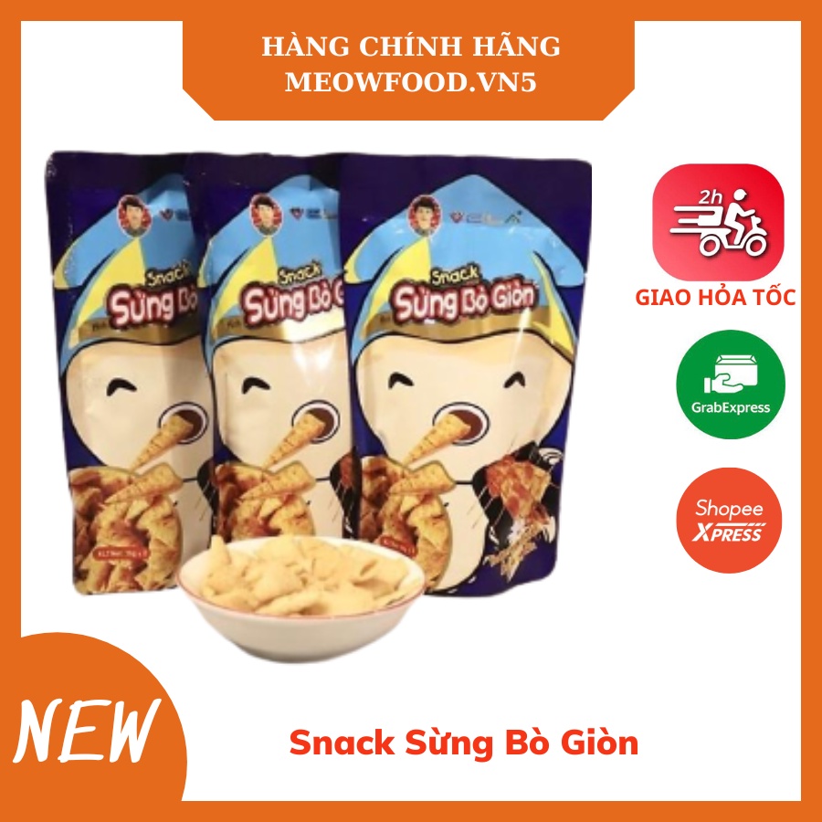 Snack màu Xanh giòn rụm