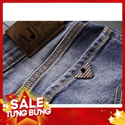 Quần Jean nam Armani hàng hiệu xuất xịn chính hiệu cực hot form slim fit -Hàng nhập khẩu