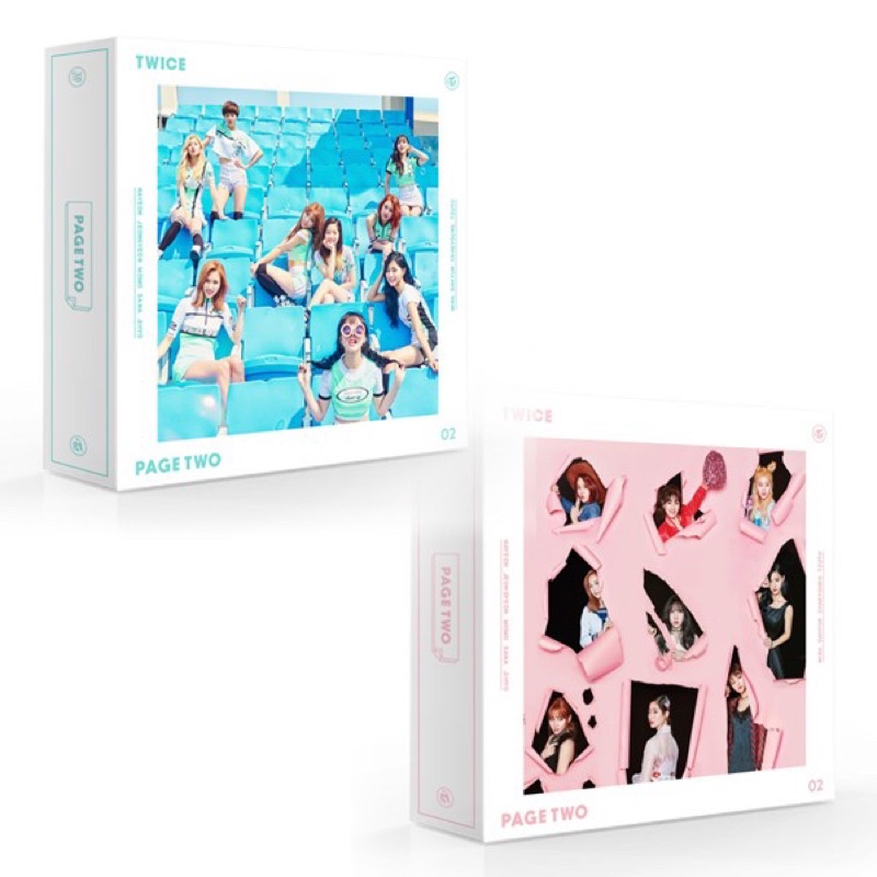 Bộ ảnh album TWICE - PAGE TWO nguyên seal