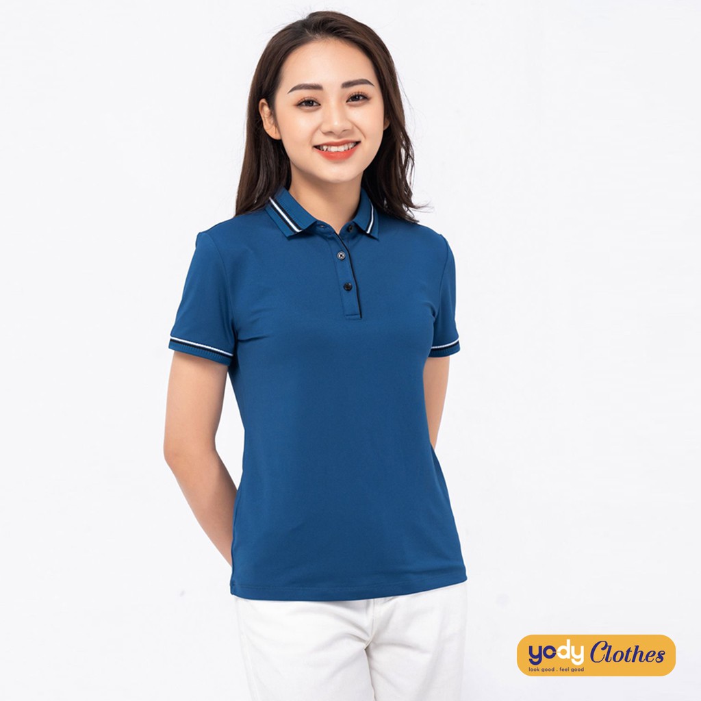 Áo polo nữ coolmax YODY cao cấp áo phông tay ngắn có cổ yody fashion APN3724