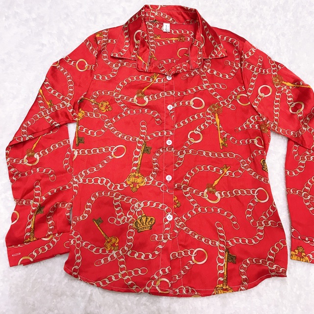 Áo sơ mi lụa sale