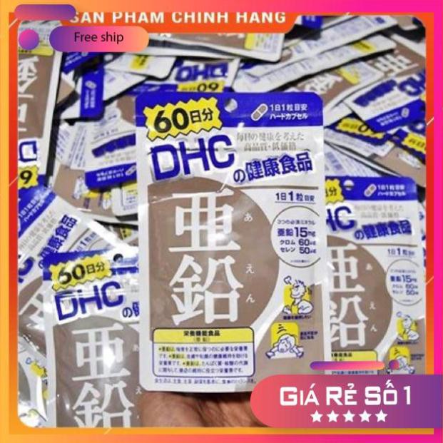 Hàng auth Viên bổ sung KẼM DHC 60 ngày