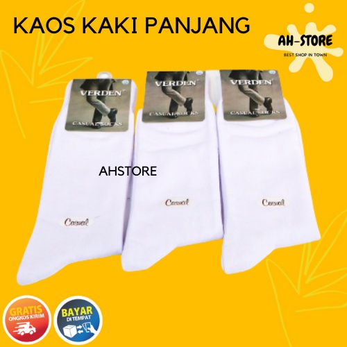 Vớ Dài 2500-6 Màu Trắng Thời Trang Công Sở Cho Nam