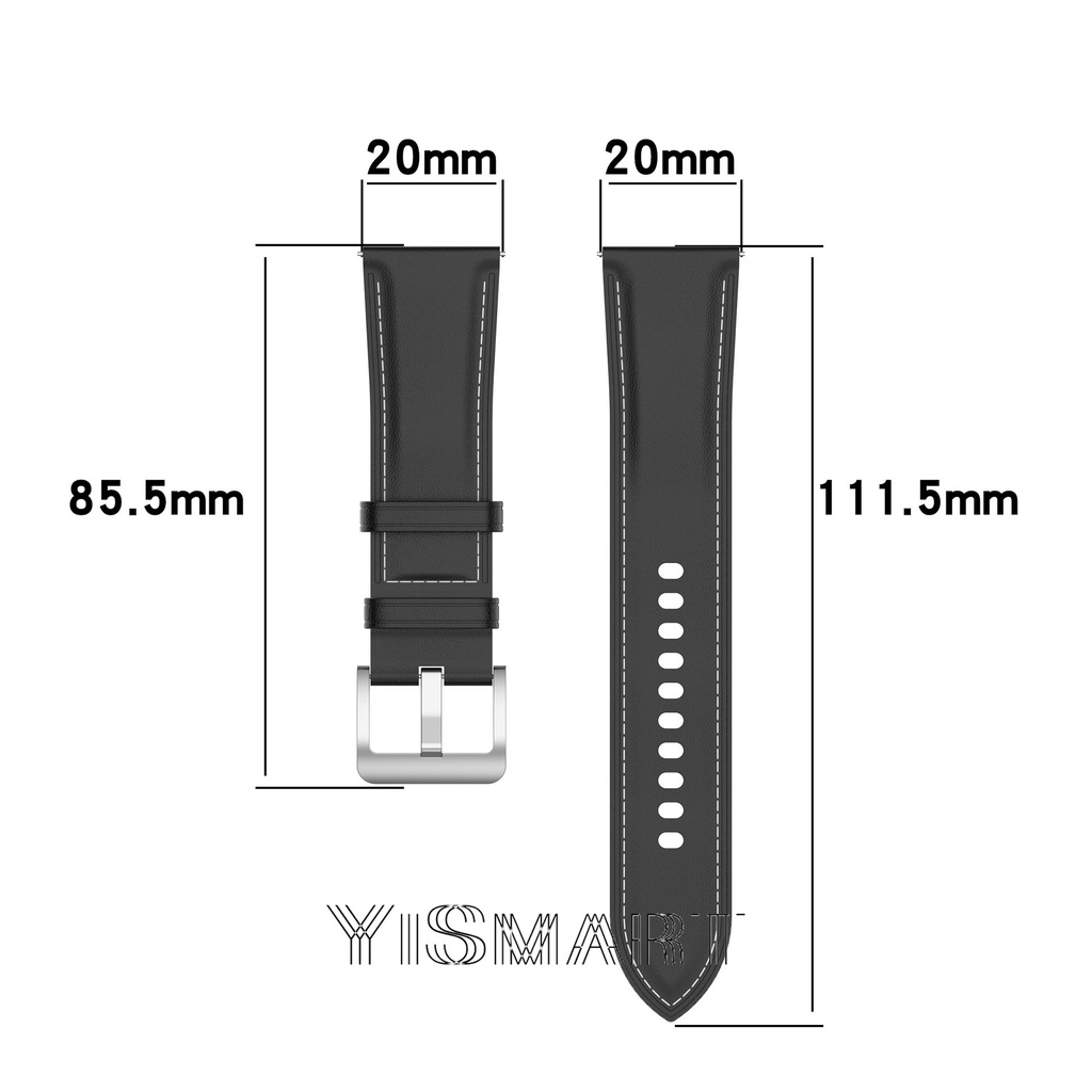 Dây Đeo Da Thay Thế Cho Đồng Hồ Thông Minh Huawei Watch GT3 Pro 20/22mm