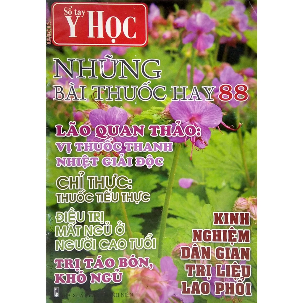 Sách Sổ Tay Y Học - Những Bài Thuốc Hay 88