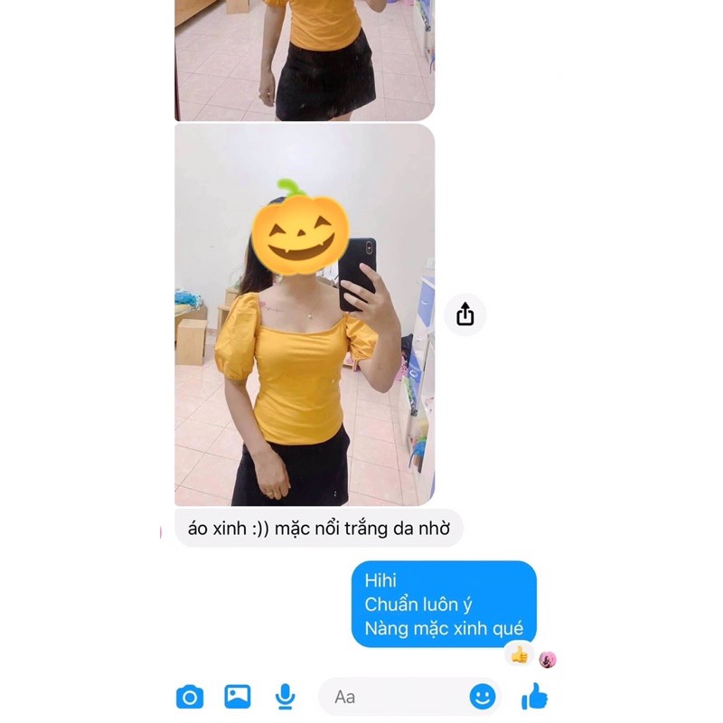 Áo tay bồng HM auth