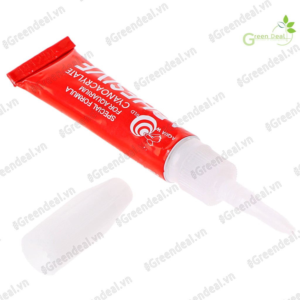 AQUA WORLD - Adhesive Glue (Tuýp 5 gram) | Keo dán rêu và cây cho hồ cá thủy sinh