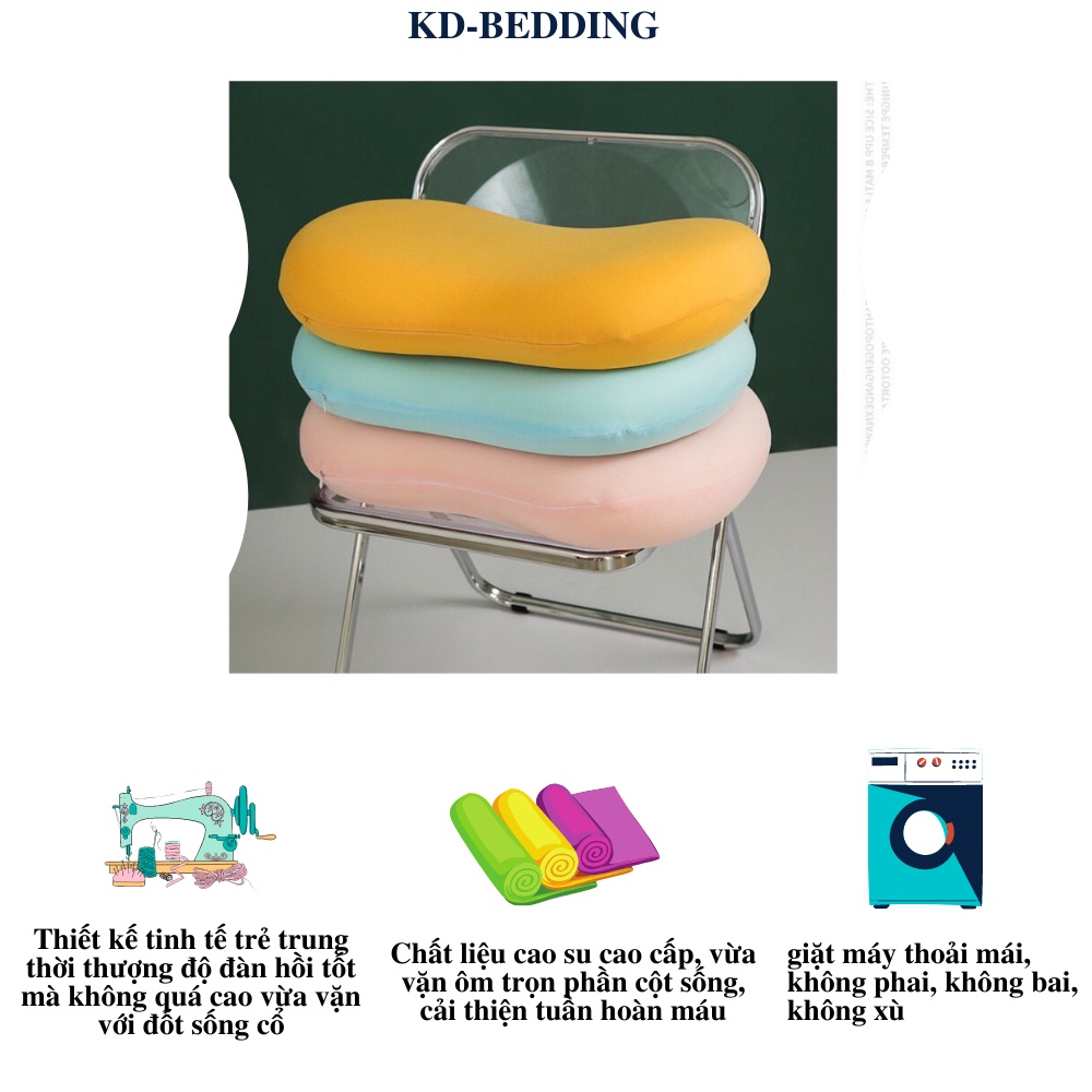 Gối cao su người lớn nhập khẩu thế hệ mới cao cấp KD BEDDING kích thước 35cm x 55cm