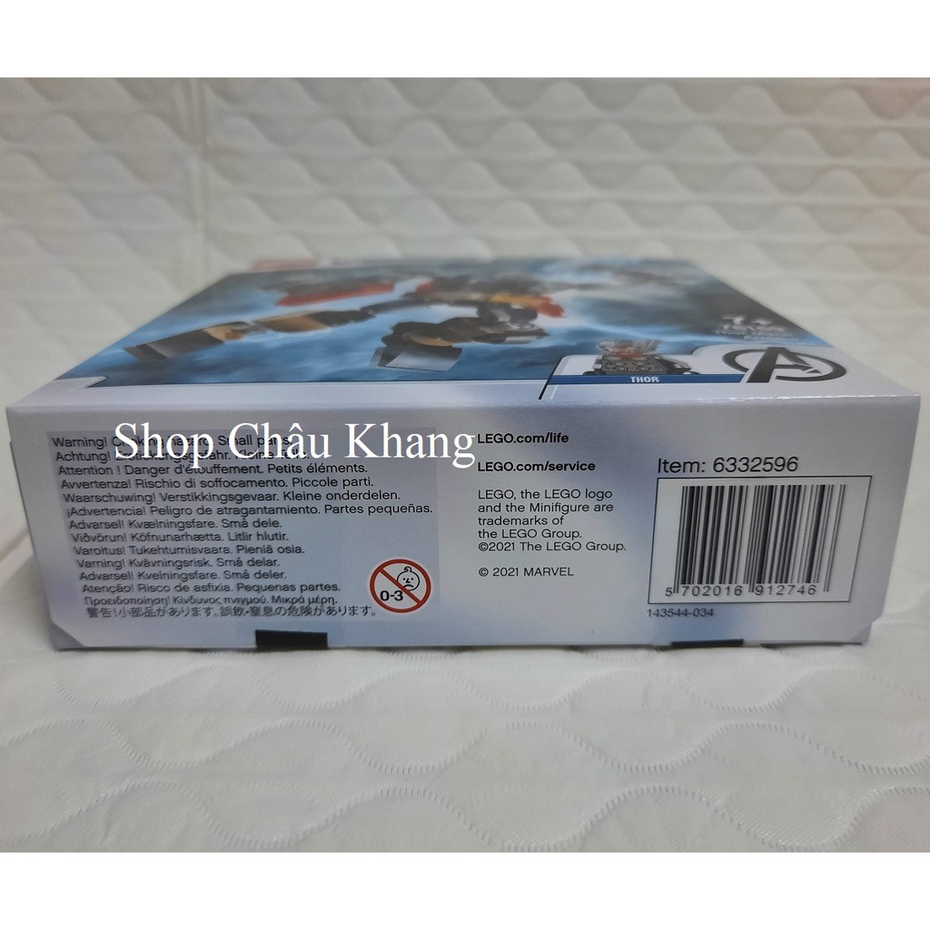 Bộ lắp ráp Chiến Giáp Thần Sấm Thor - LEGO Marvel 76169