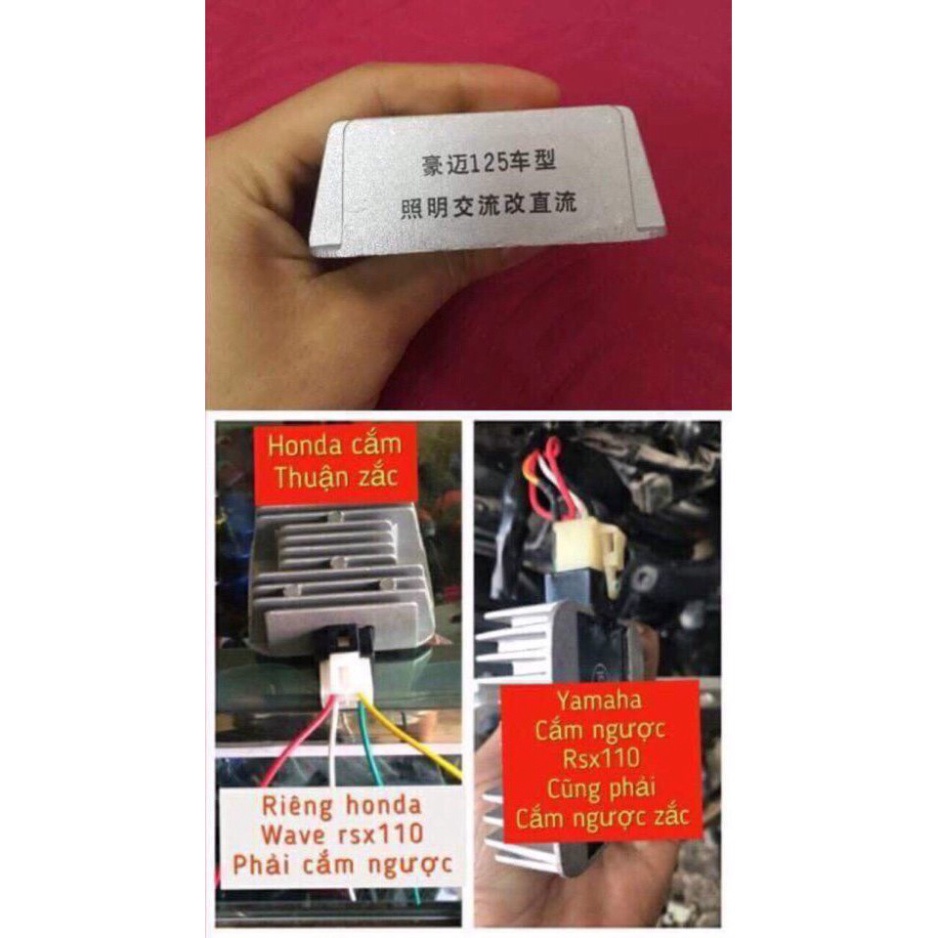 Pha led 2 tầng ZHIPAT CHÍNH HÃNG cho xe wave rs