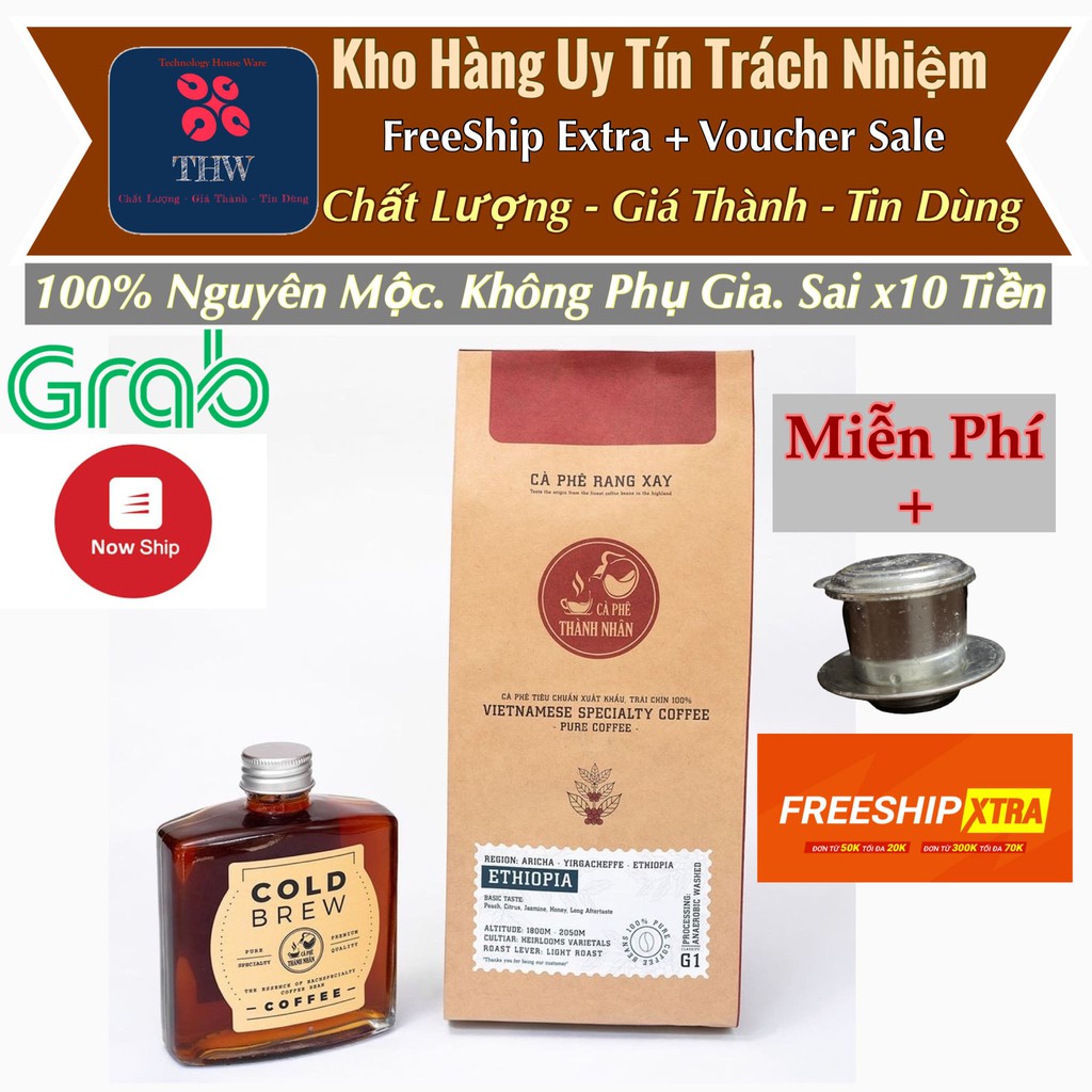 |THW GROUP| Cà Phê Ethiopia 250G (Tặng 1 Phin Nhôm khi mua từ 2 SP)