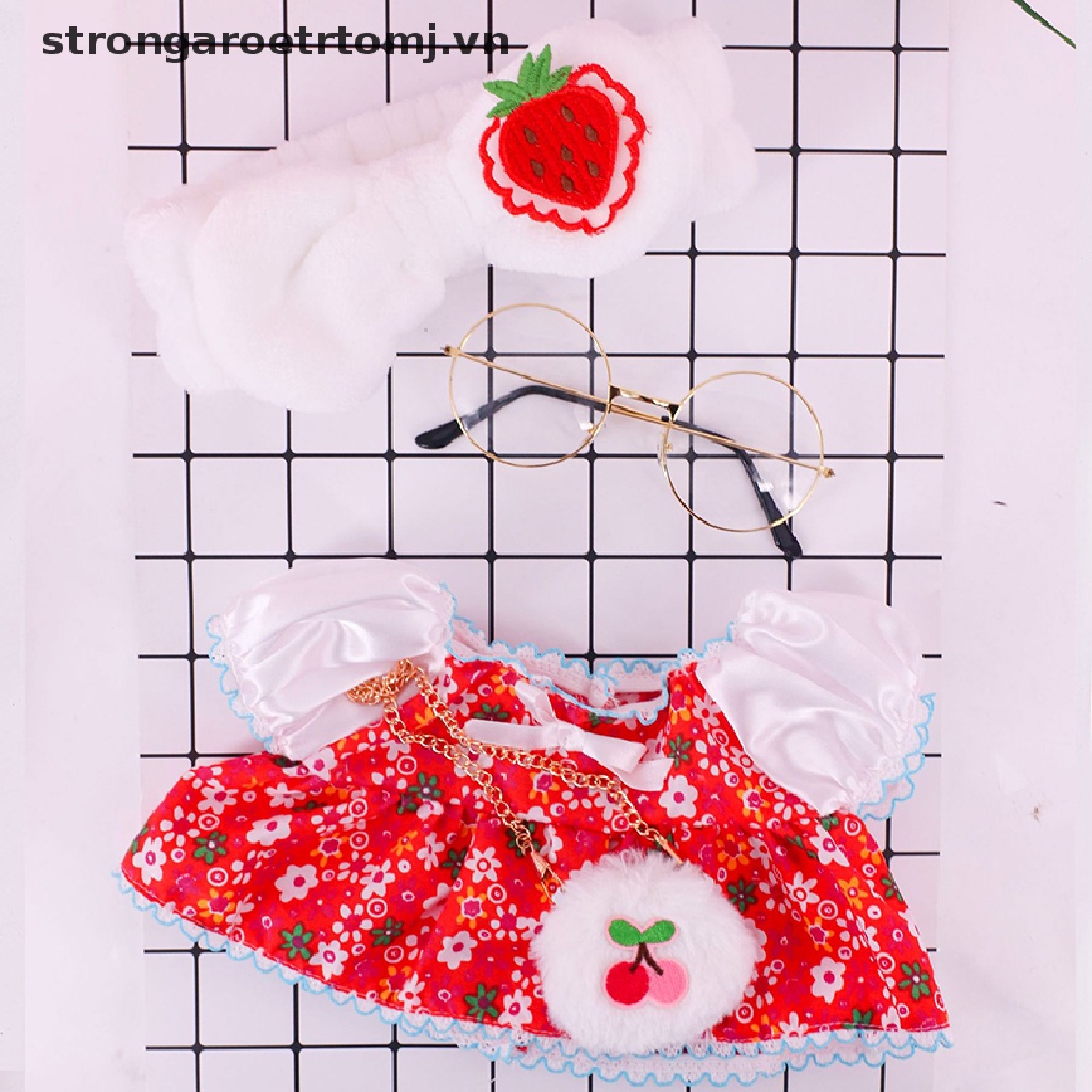 Trang phục có mũ trùm đầu dễ thương cho chú vịt nhồi bông 30cm
