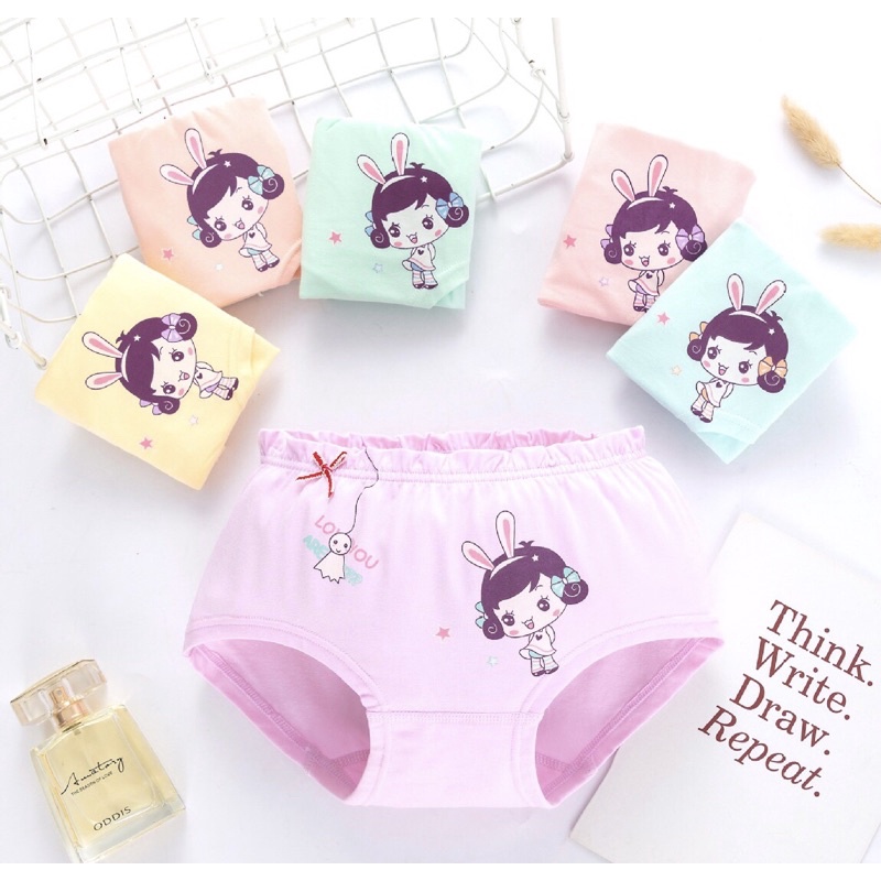 Combo 5 Quần Chip Trẻ Em Cotton Mềm Mịn