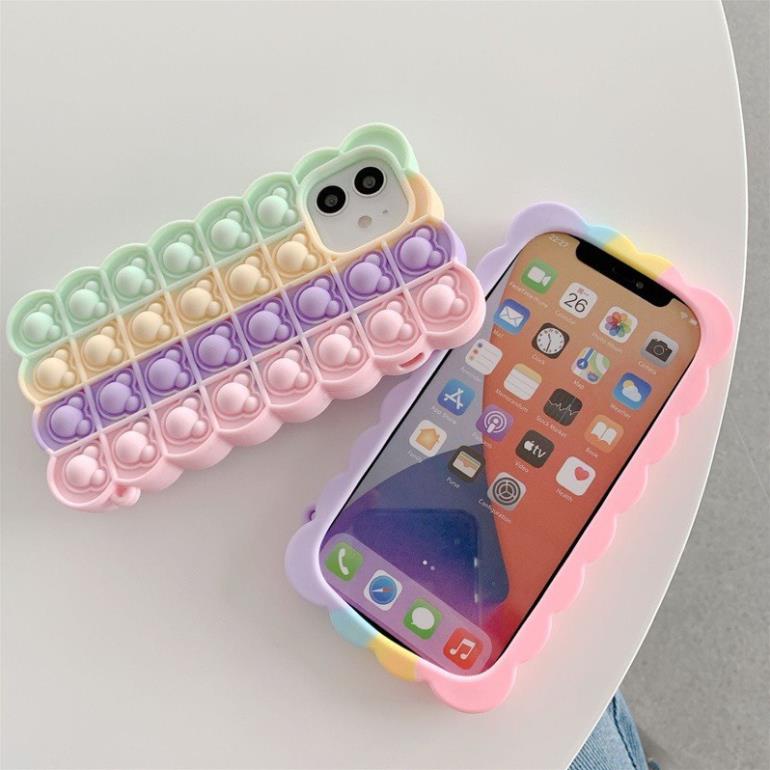 Ốp Điện Thoại Hình nổi Cho iPhone 6 6s se 2020 7 8 Plus X XS Max 11 12 13 Pro Max