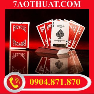 Bài Bicycle USA : Bicycle Insignia Back (Red) Playing Cards