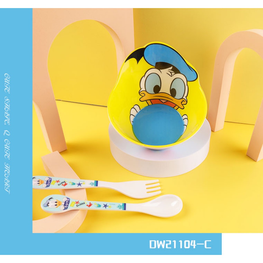 Tô nhựa Melamine 3D in hoại hình xinh xắn cho bé
