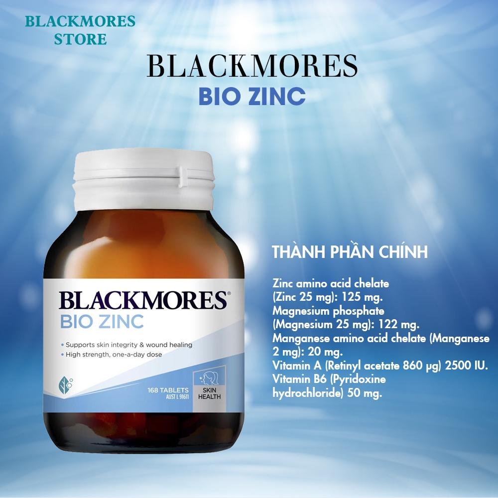 [Hàng Chuẩn ÚC] Blackmores Bio Zinc - Viên uống bổ sung kẽm tự nhiên 84 viên DATE 2023