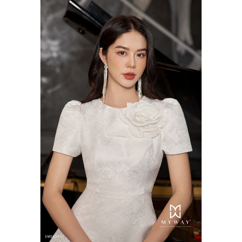 Đầm Nữ Dự Tiệc MY WAY Đính Hoa Sang Trọng 5MD0280