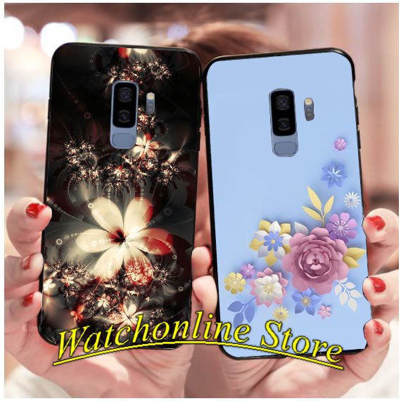 Ốp lưng phủ bóng Samsung J7 prime / J7 pro /J4 plus /J6 plus / j4 core họa tiết Hoa 3D