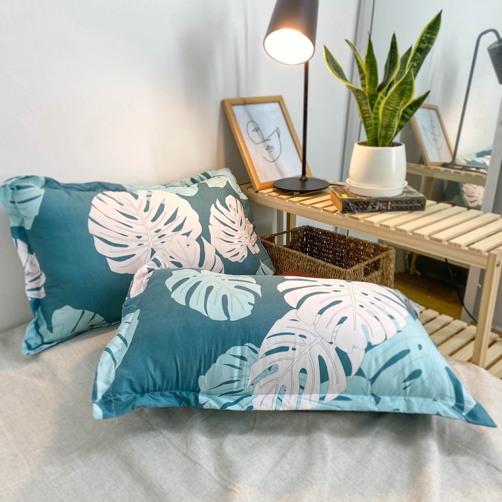 Vỏ gối ccototn 3D, áo gối cotton mềm mại thoáng mát đa dạng mẫu mã Boss Decor