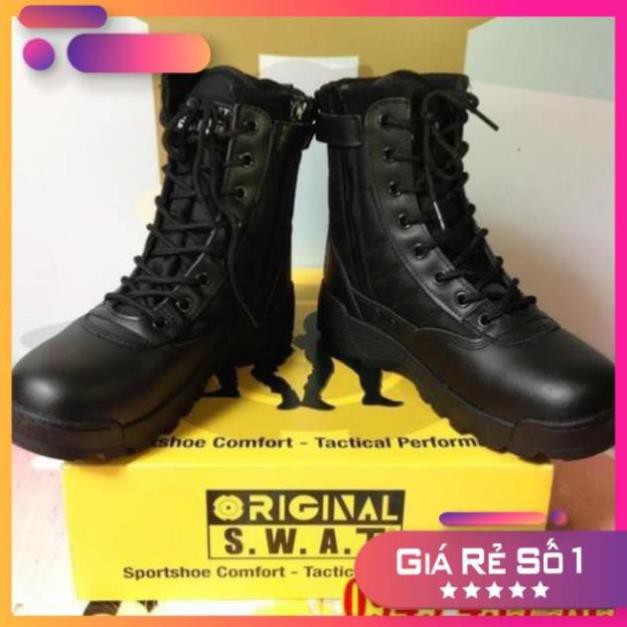 Xả [Sale 3/3]  Giày Lính Cao Cổ Swat Sale 11 -op1 " _ L , : .
