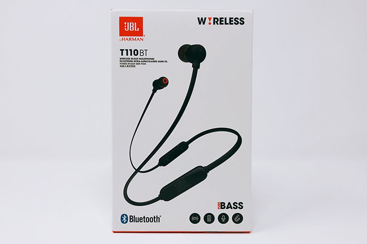 Tai Nghe Bluetooth Thể Thao JBL T110BT - Hàng Chính Hãng