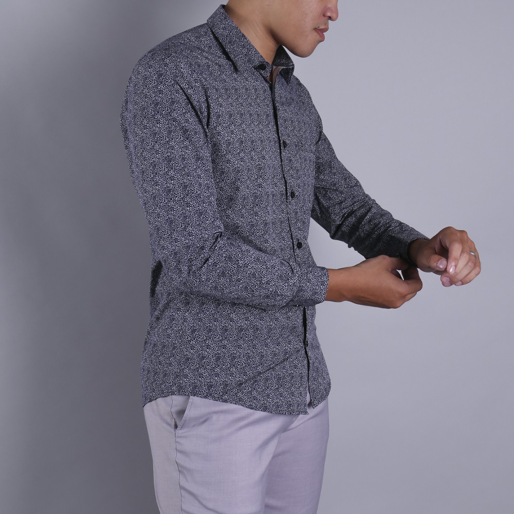 Áo sơmi nam tay dài Owen chất Bamboo dáng Regulafit màu xám - AR90511D | BigBuy360 - bigbuy360.vn