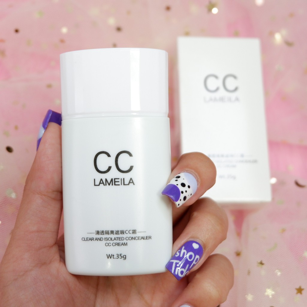 Kem nền Lameila CC Cream nâng tone, che khuyết điểm, lâu trôi Clear & Isolated Concealer 35g dạng tuýp NPP Shoptido | BigBuy360 - bigbuy360.vn