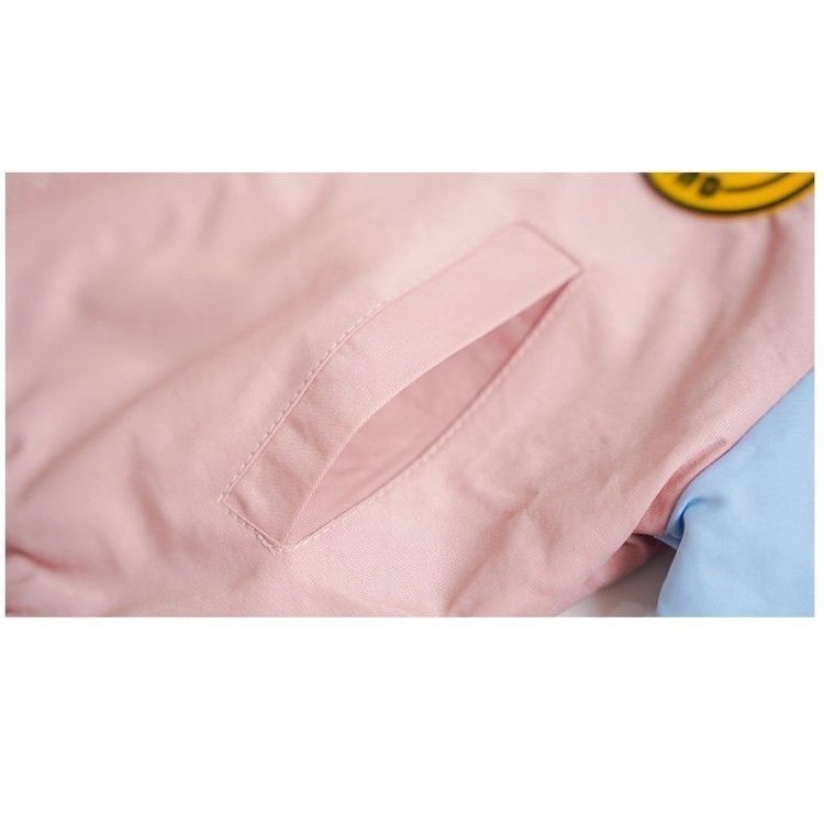 [Babycat] Hàng Có Sẵn Áo Khoác Bóng Chày Phong Cách Hàn Quốc Nhật Bản Thời Trang Xuân Thu Cho Bé Gái