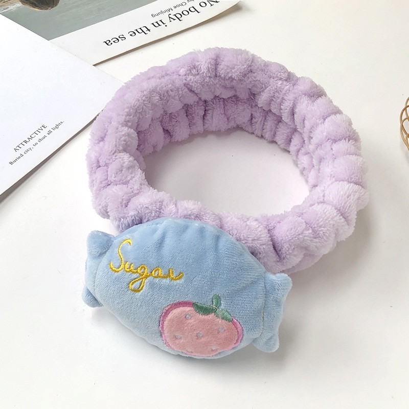 Băng Đô Rửa Mặt Hình Trái Cây Dễ Thương Phong Cách Hàn Quốc