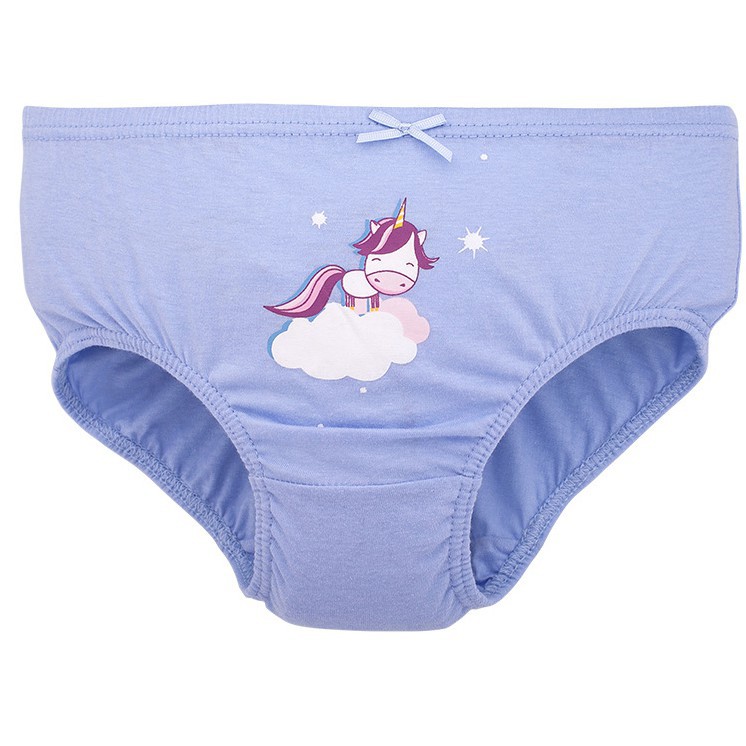 Set 5 quần xì trẻ em Hàn Quốc 100% vải cotton thoáng mát, an toàn cho sức khỏe mẫu Ngựa Pony dành cho bé gái