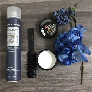 Combo 2SP(Gôm Xịt Tóc Butterfly Shadow black+SÁP VUỐT TÓC KENLOX 160g SIÊU GIỮ NẾP)