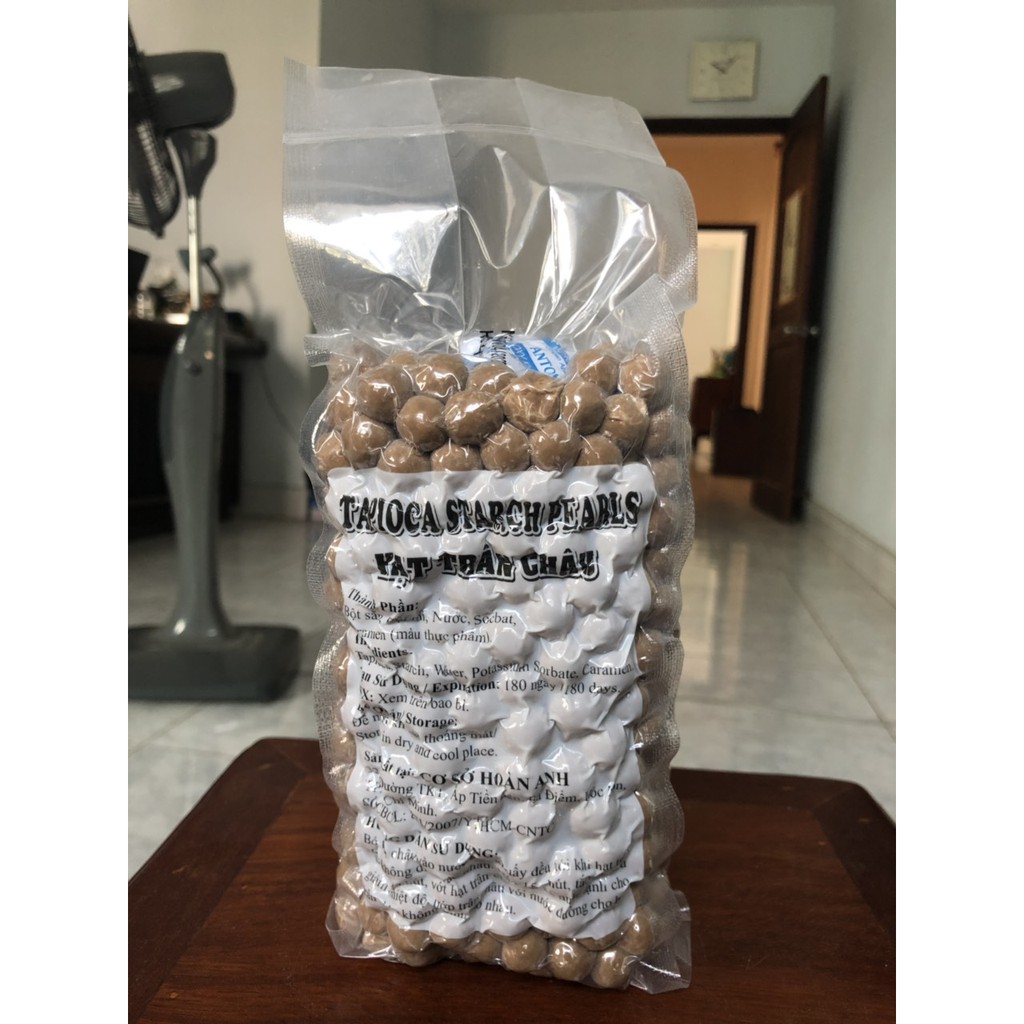 [HẠT TO] Trân Châu Caramel Hoàn Anh (Túi 1kg) Tặng 3 Óng hút (Size 12) làm trà sữa, tran chau, đường đen, thạch jelly | BigBuy360 - bigbuy360.vn