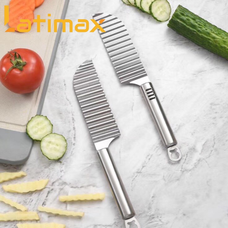 [Mã BMBAU50 giảm 7% đơn 99K] Dao lượn sóng cắt rau củ đa năng Latimax thân Inox bền đẹp