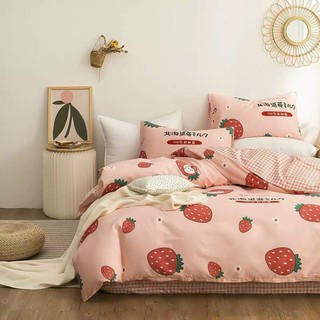 [GIÁ ƯU ĐÃI] Bộ Dâu Nhật set chăn ga gối poly Hàn Quốc [HOT]